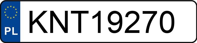 Numer rejestracyjny KNT 19270 posiada VOLVO 960 Kat. 960 Kat. - KNT19270