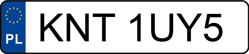 Numer rejestracyjny KNT 1UY5 posiada NISSAN FRONTIER - KNT1UY5