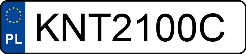 Numer rejestracyjny KNT 2100C posiada BMW X3 - KNT2100C