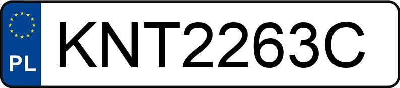 Numer rejestracyjny KNT 2263C posiada AUDI A3 - KNT2263C Numer rejestracyjny KNT 2263C posiada AUDI A3 - KNT2263C