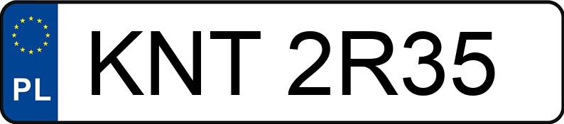 Numer rejestracyjny KNT 2R35 posiada SEAT IBIZA 1.6 KAT - KNT2R35 Numer rejestracyjny KNT 2R35 posiada SEAT IBIZA 1.6 KAT - KNT2R35