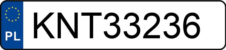 Numer rejestracyjny KNT 33236 posiada AUDI A4 - KNT33236