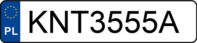 Numer rejestracyjny KNT 3555A posiada MERCEDES-BENZ AMG S 63 4MATIC - KNT3555A