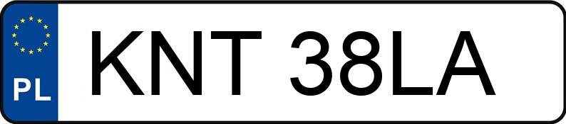 Numer rejestracyjny KNT 38LA posiada OPEL VECTRA-C - KNT38LA