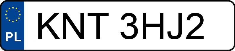 Numer rejestracyjny KNT 3HJ2 posiada VOLKSWAGEN PASSAT - KNT3HJ2