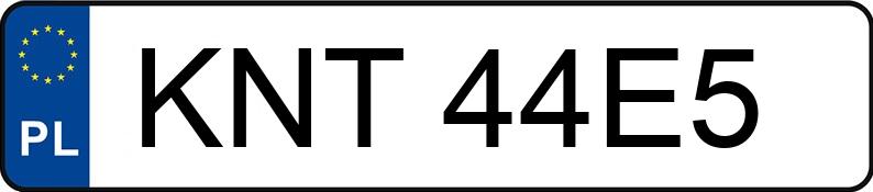 Numer rejestracyjny KNT 44E5 posiada VOLVO S60 2.5T - KNT44E5 Numer rejestracyjny KNT 44E5 posiada VOLVO S60 2.5T - KNT44E5