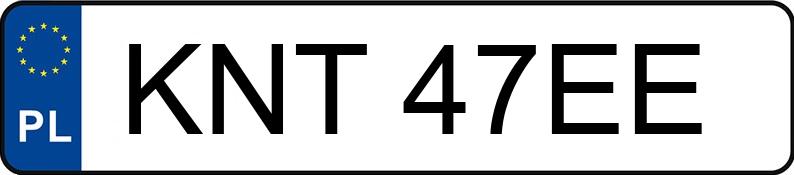 Numer rejestracyjny KNT 47EE posiada SKODA FELICIA LXI 1.3 - KNT47EE