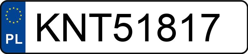 Numer rejestracyjny KNT 51817 posiada VOLKSWAGEN Polo IV 1.2 MR`02 E4 Basis - KNT51817 Numer rejestracyjny KNT 51817 posiada VOLKSWAGEN Polo IV 1.2 MR`02 E4 Basis - KNT51817