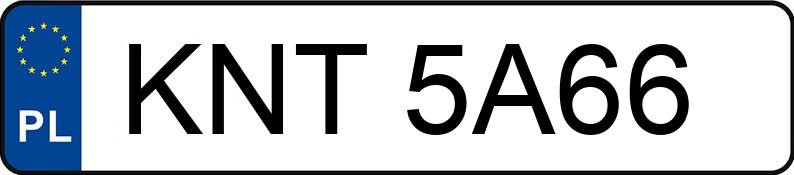 Numer rejestracyjny KNT 5A66 posiada SEAT Alhambra 1.9 TDI MR`00 E3 7MS Signo Tiptronic - KNT5A66