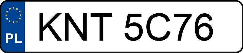 Numer rejestracyjny KNT 5C76 posiada OPEL ASTRA-G-CC - KNT5C76