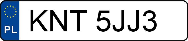 Numer rejestracyjny KNT 5JJ3 posiada VOLKSWAGEN PASSAT - KNT5JJ3