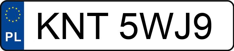 Numer rejestracyjny KNT 5WJ9 posiada TOYOTA LAND CRUISER 120 - KNT5WJ9