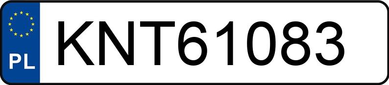 Numer rejestracyjny KNT 61083 posiada BMW 320 2.0 D - KNT61083