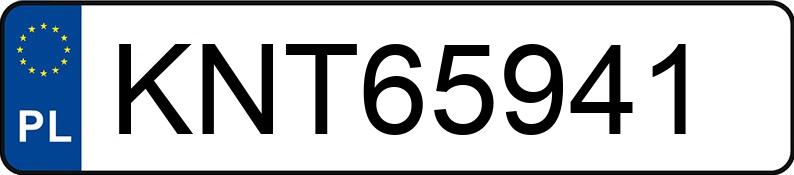 Numer rejestracyjny KNT 65941 posiada BMW 116I - KNT65941
