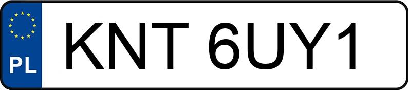 Numer rejestracyjny KNT 6UY1 posiada RENAULT Laguna II 1.9 DCI MR`01 E3 Authentique DCI - KNT6UY1