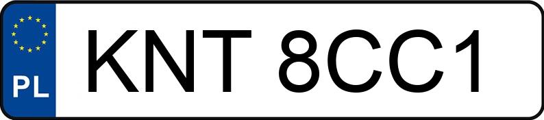 Numer rejestracyjny KNT 8CC1 posiada FORD Focus 1.8 TDCi MR`02 E3 FX - KNT8CC1