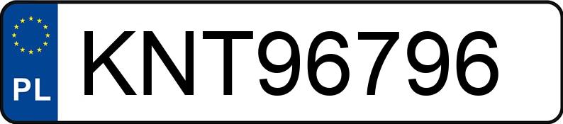 Numer rejestracyjny KNT 96796 posiada BMW 320 - KNT96796