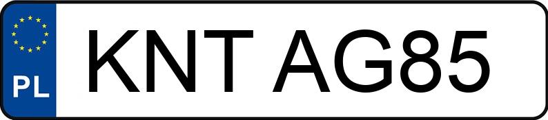Numer rejestracyjny KNT AG85 posiada VOLKSWAGEN TOURAN - KNTAG85 Numer rejestracyjny KNT AG85 posiada VOLKSWAGEN TOURAN - KNTAG85