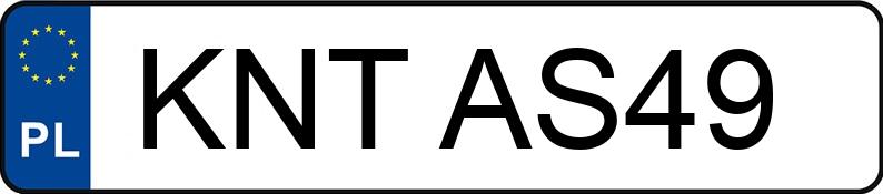 Numer rejestracyjny KNT AS49 posiada RENAULT CLIO - KNTAS49 Numer rejestracyjny KNT AS49 posiada RENAULT CLIO - KNTAS49