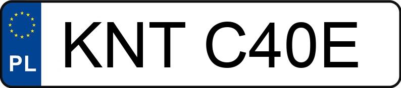 Numer rejestracyjny KNT C40E posiada URSUS C 355 - KNTC40E