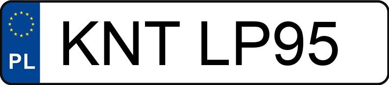 Numer rejestracyjny KNT LP95 posiada OPEL ZAFIRA - KNTLP95