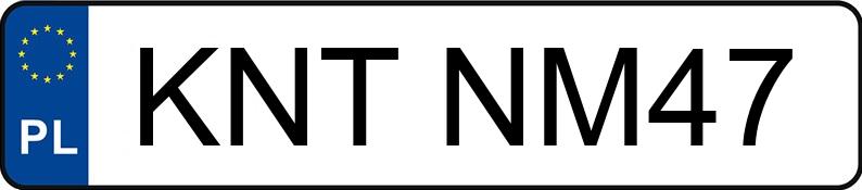 Numer rejestracyjny KNT NM47 posiada AUDI A4 - KNTNM47