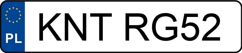 Numer rejestracyjny KNT RG52 posiada FORD KUGA - KNTRG52