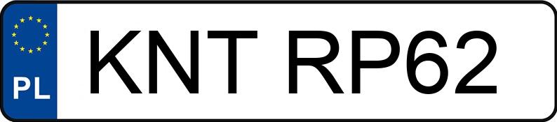 Numer rejestracyjny KNT RP62 posiada OPEL Frontera 2.2 TDI MR`99 Frontera 2.2 TDI MR`99 - KNTRP62