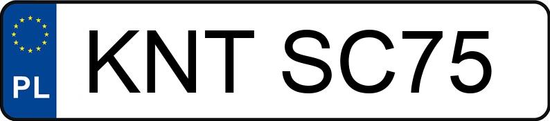 Numer rejestracyjny KNT SC75 posiada AUDI A3 2.0 TDi MR`06 E4 8P Ambiente - KNTSC75