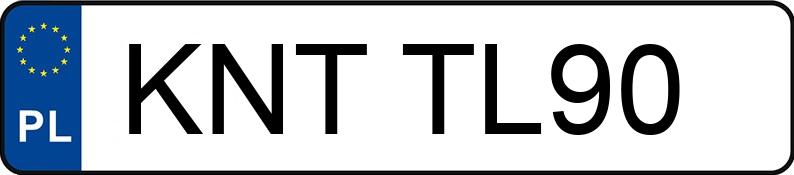 Numer rejestracyjny KNT TL90 posiada SKODA OCTAVIA 1.9 - KNTTL90 Numer rejestracyjny KNT TL90 posiada SKODA OCTAVIA 1.9 - KNTTL90