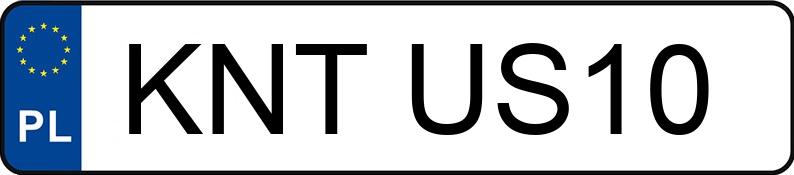 Numer rejestracyjny KNT US10 posiada VOLKSWAGEN CADDY - KNTUS10