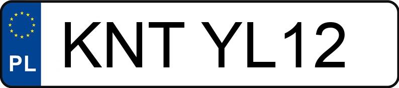 Numer rejestracyjny KNT YL12 posiada PRONAR ZEFIR 40K - KNTYL12