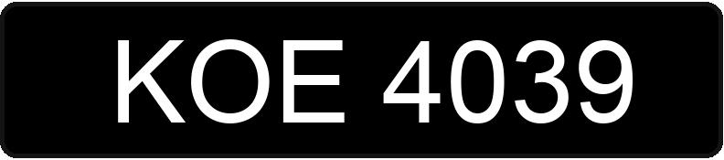 Numer rejestracyjny KOE 4039 posiada TRABANT 601 - KOE4039 Numer rejestracyjny KOE 4039 posiada TRABANT 601 - KOE4039