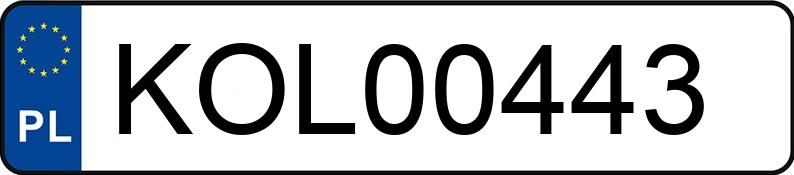 Numer rejestracyjny KOL 00443 posiada ALFA ROMEO 159 - KOL00443 Numer rejestracyjny KOL 00443 posiada ALFA ROMEO 159 - KOL00443