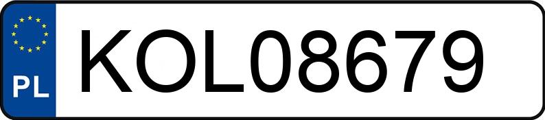 Numer rejestracyjny KOL 08679 posiada RENAULT LAGUNA - KOL08679