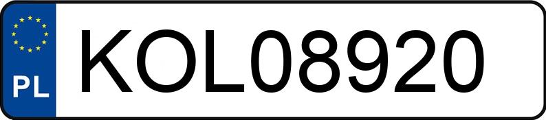 Numer rejestracyjny KOL 08920 posiada BMW 120D - KOL08920 Numer rejestracyjny KOL 08920 posiada BMW 120D - KOL08920