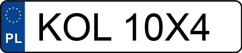 Numer rejestracyjny KOL 10X4 posiada SUZUKI Swift 1.3 MR`05 E4 JB Edition - KOL10X4