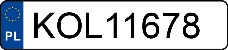 Numer rejestracyjny KOL 11678 posiada OPEL ASTRA STATION WAGON - KOL11678