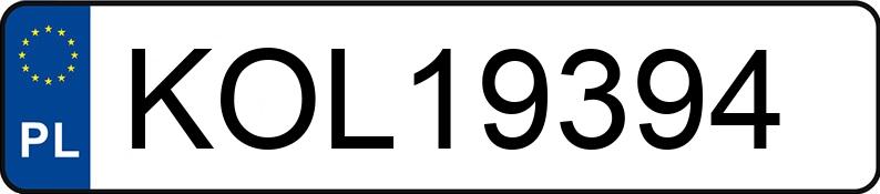 Numer rejestracyjny KOL 19394 posiada BMW 320 CI - KOL19394 Numer rejestracyjny KOL 19394 posiada BMW 320 CI - KOL19394