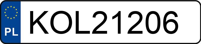 Numer rejestracyjny KOL 21206 posiada SEAT IBIZA - KOL21206 Numer rejestracyjny KOL 21206 posiada SEAT IBIZA - KOL21206