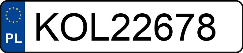 Numer rejestracyjny KOL 22678 posiada PEUGEOT 308 1.6 MR`07 E4 Premium Grand Prix 120 Aut. - KOL22678 Numer rejestracyjny KOL 22678 posiada PEUGEOT 308 1.6 MR`07 E4 Premium Grand Prix 120 Aut. - KOL22678