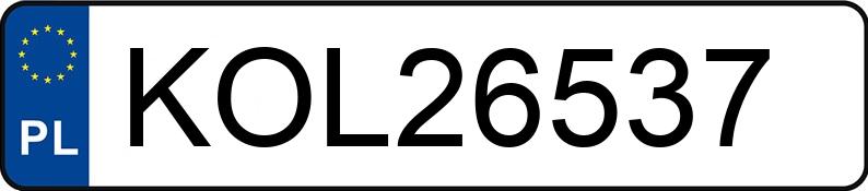 Numer rejestracyjny KOL 26537 posiada FORD Focus 2.0 TDCi MR`08 E4 Silver X - KOL26537 Numer rejestracyjny KOL 26537 posiada FORD Focus 2.0 TDCi MR`08 E4 Silver X - KOL26537