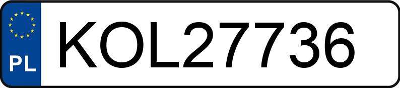 Numer rejestracyjny KOL 27736 posiada SEAT LEON - KOL27736