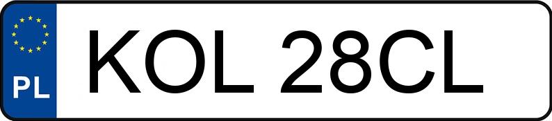 Numer rejestracyjny KOL 28CL posiada FIAT SEICENTO - KOL28CL Numer rejestracyjny KOL 28CL posiada FIAT SEICENTO - KOL28CL