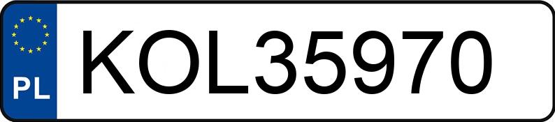 Numer rejestracyjny KOL 35970 posiada FIAT 500 BERLINA 110F - KOL35970