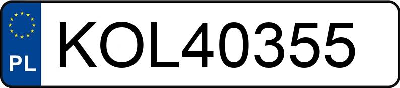 Numer rejestracyjny KOL 40355 posiada HYUNDAI IX35 - KOL40355 Numer rejestracyjny KOL 40355 posiada HYUNDAI IX35 - KOL40355