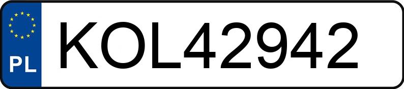 Numer rejestracyjny KOL 42942 posiada CITROEN C3 - KOL42942