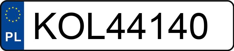 Numer rejestracyjny KOL 44140 posiada BMW M 340 Diesel Mild Hybrid MR`19 E6d G20 xDrive Steptronic - KOL44140