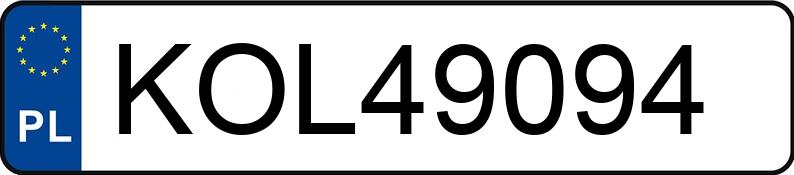 Numer rejestracyjny KOL 49094 posiada RENAULT Megane IV dCi MR`16 E6 Intens 110 - KOL49094 Numer rejestracyjny KOL 49094 posiada RENAULT Megane IV dCi MR`16 E6 Intens 110 - KOL49094