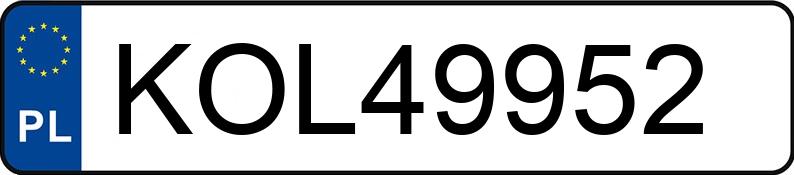 Numer rejestracyjny KOL 49952 posiada BMW 120 Diesel MR`11 E5 F20/F21 120 Diesel MR`11 E5 F20/F21 - KOL49952 Numer rejestracyjny KOL 49952 posiada BMW 120 Diesel MR`11 E5 F20/F21 120 Diesel MR`11 E5 F20/F21 - KOL49952
